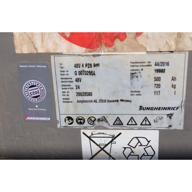 2016 Jungheinrich EFG215-48963689