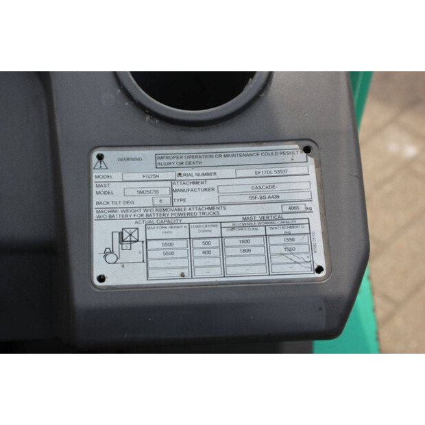 2012 MITSUBISHI FG25N-48963994