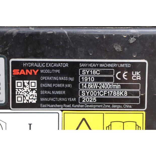 2025 Sany SY18C-48966942