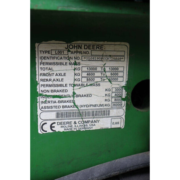 2012 JOHN DEERE 6190R-48967487