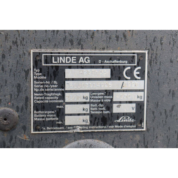 1998 Linde H25T-03-48967860