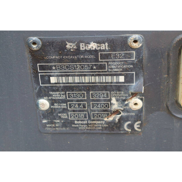 2018 BOBCAT E32-48968005