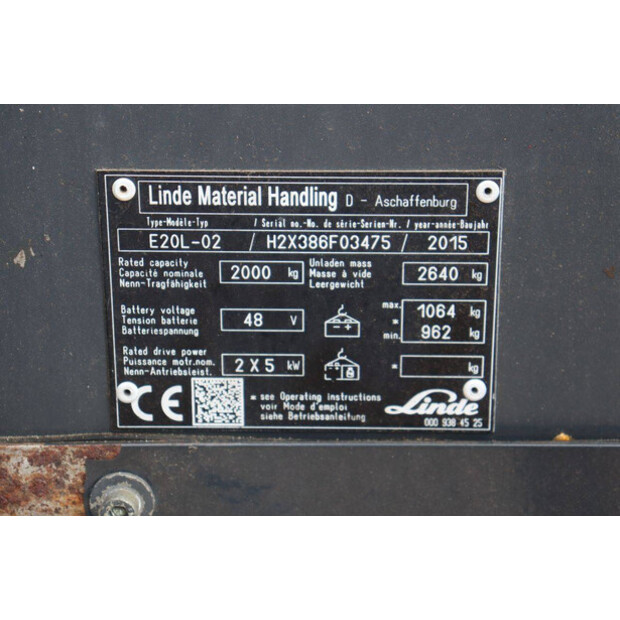 2015 ليندي E20L-02-48968913