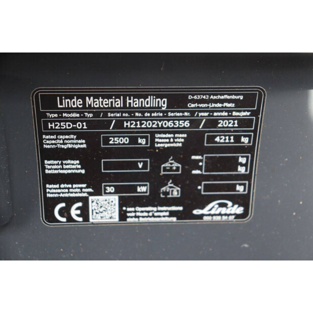 2021 Linde H25D-01-48969879