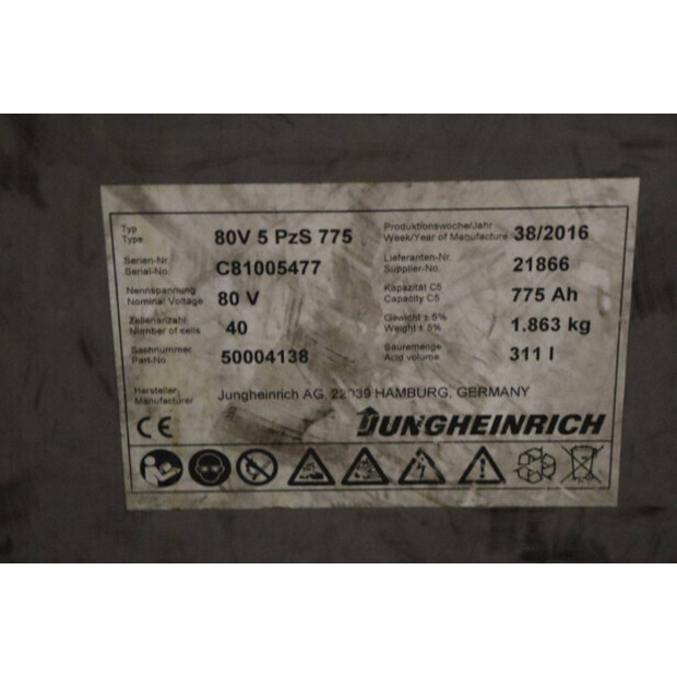 2016 Jungheinrich EFG S30-48970096