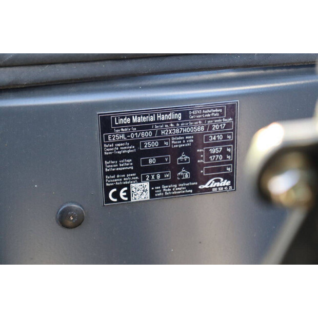2017 Linde E25HL-01/600-48970533