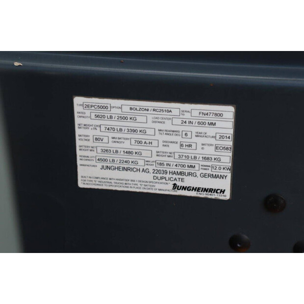 Jungheinrich 2 EPC 5000-48970994