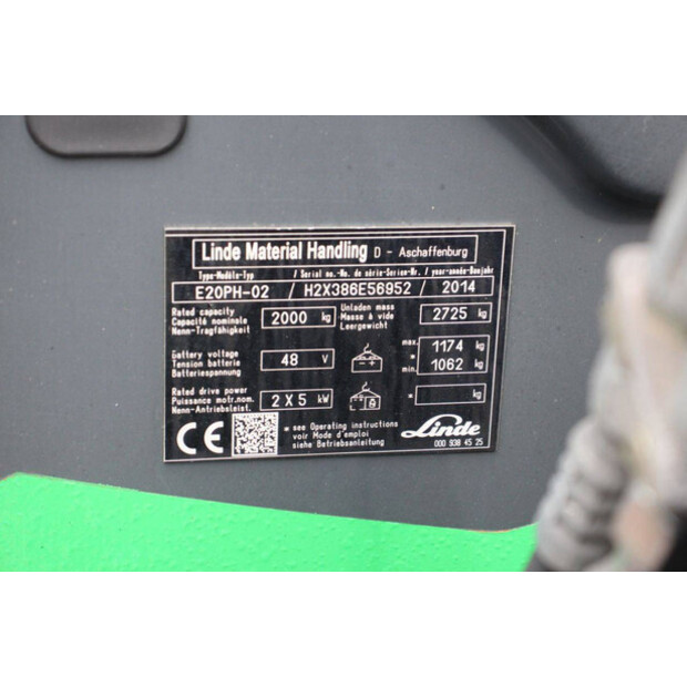 2014 Linde E20PH-02-48971057