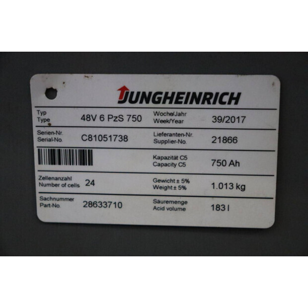 2017 Jungheinrich EFG 316K-48971573