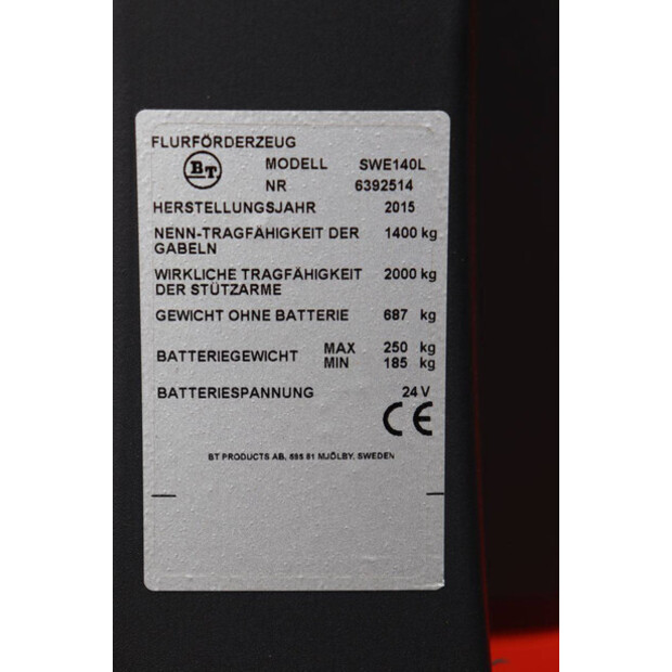 2015 BT SWE140L-48971842