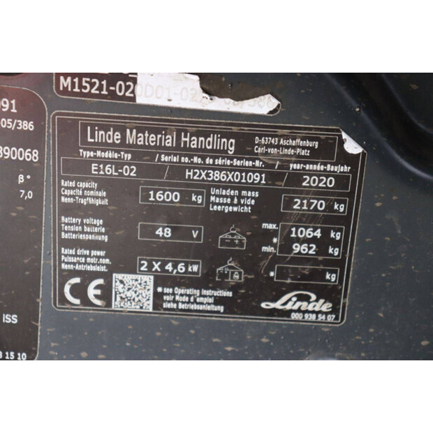 2020 Linde E16L-02-48971965