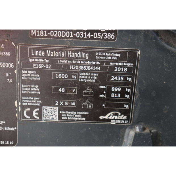 2018 ليندي E16P-02-48972007