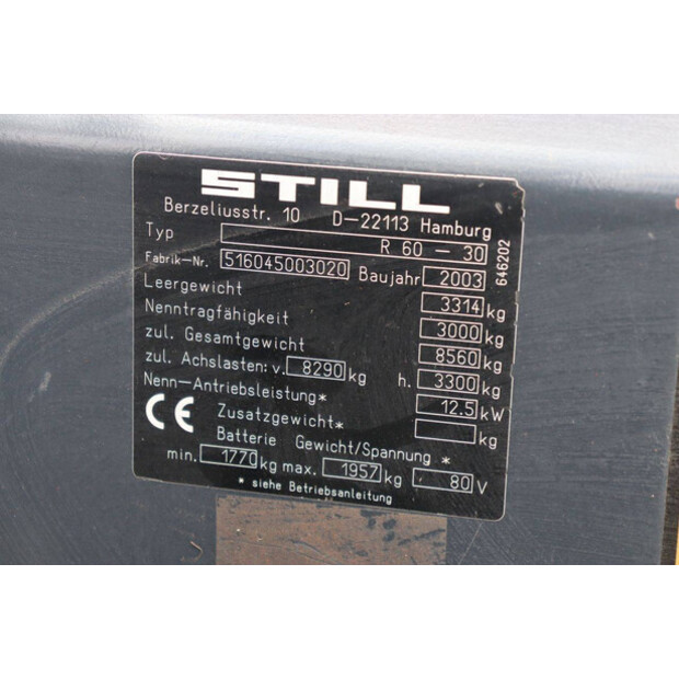 2003 Still R60-30-48972117