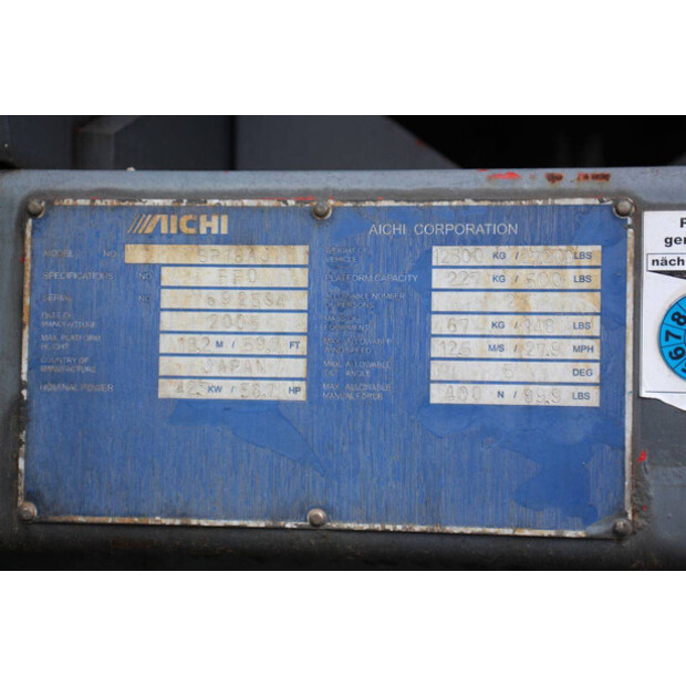 2005 Aichi SP18AJ-48972684