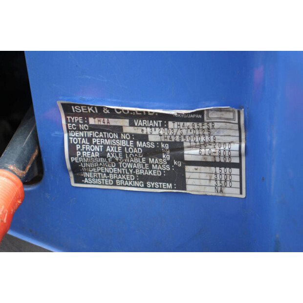 2012 Iseki TH4295F-48977635