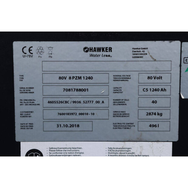 2018 Linde E80-01/900-48978404