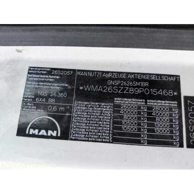 2009 MAN TGS 26.360-49000609