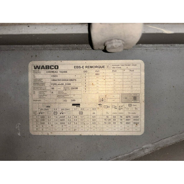2016 Chereau Carrier Vector 1350-49002281