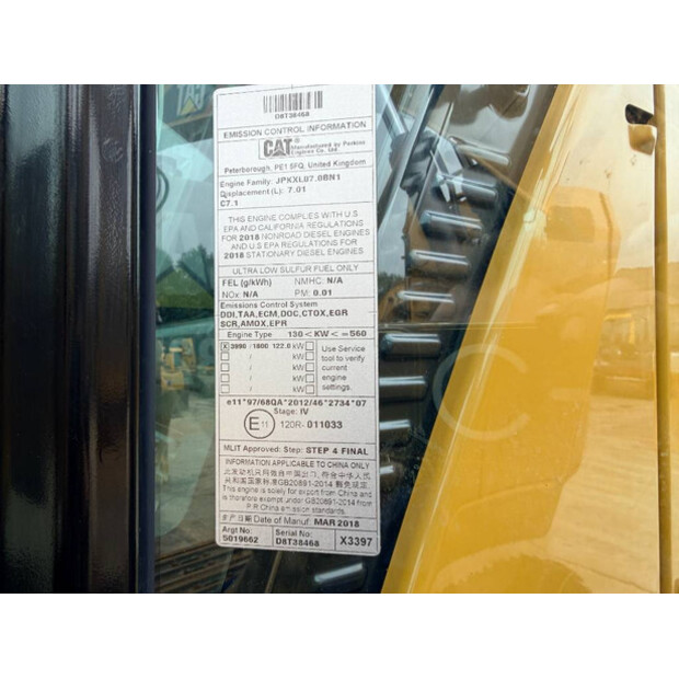 2018 Caterpillar 323-07A-49002758