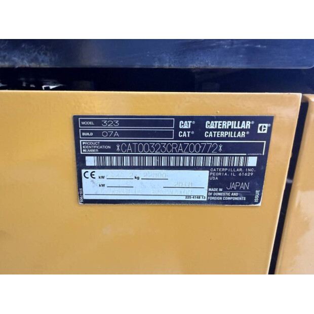 2018 Caterpillar 323-07A-49002765