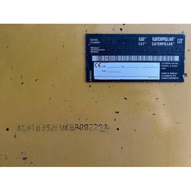 2015 Caterpillar 352FL ME-49003116