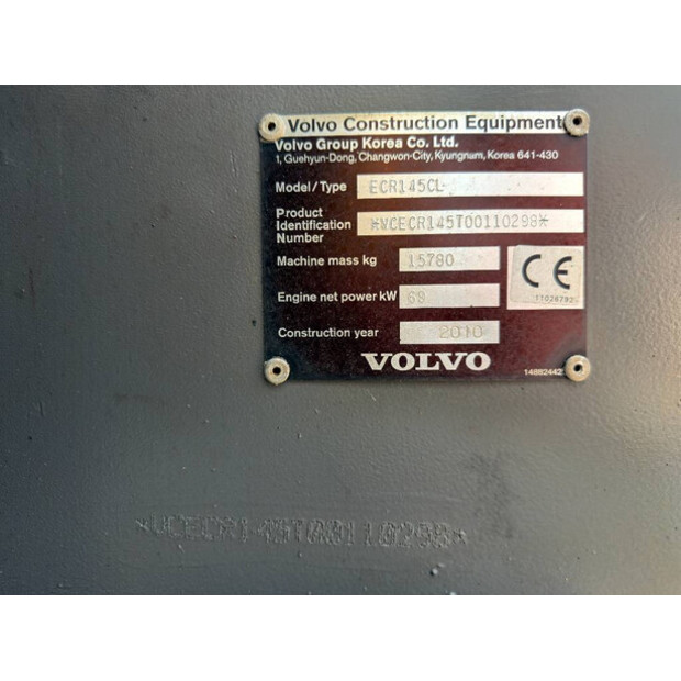 2010 فولفو ECR145CL-49003384