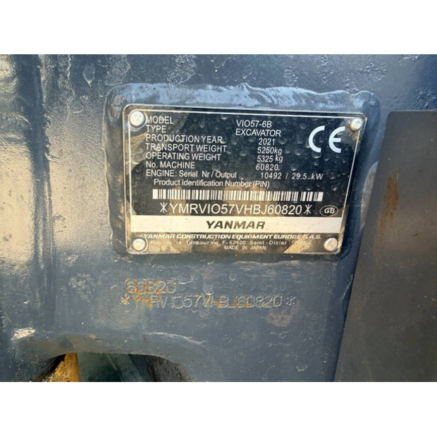 2021 YANMAR VIO57-6B-49004037