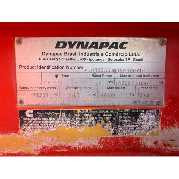 2010 DYNAPAC CP224-49004595