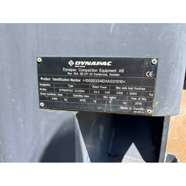 2018 DYNAPAC CC1300-49005528