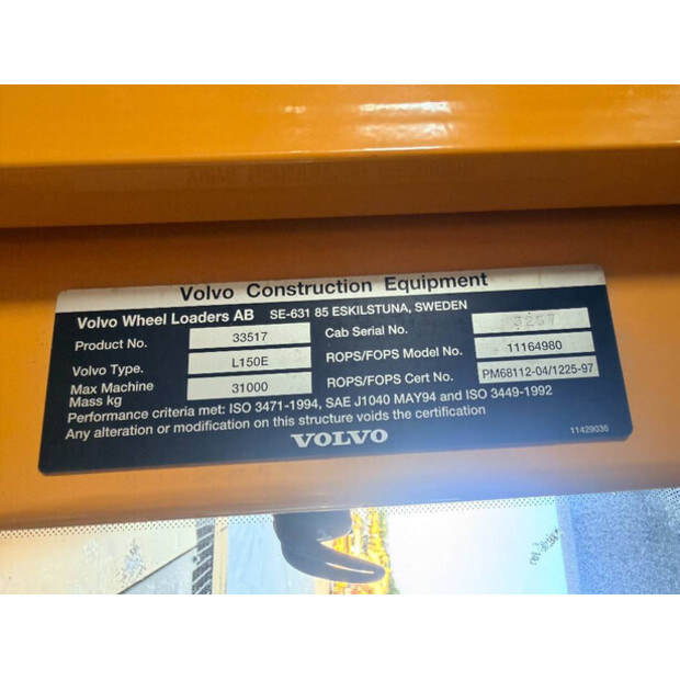 2005 Volvo L150E-49006666