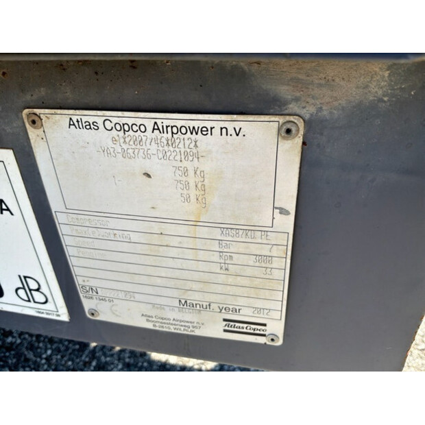 2012 Atlas-Copco XAS 87 KD-49007988