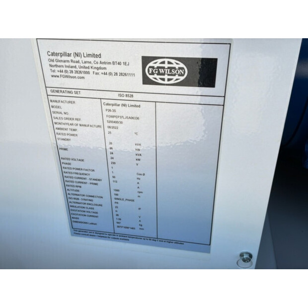 2022 FG Wilson P 26 - 3 S-49008321