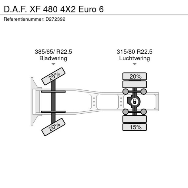 2019 DAF XF 480 4X2 Euro 6-49008437