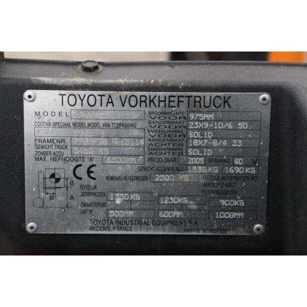 2005 Toyota 7FBMF25-49014487