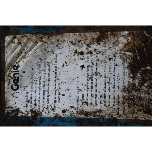 2013 Genie GS-2646-49014586