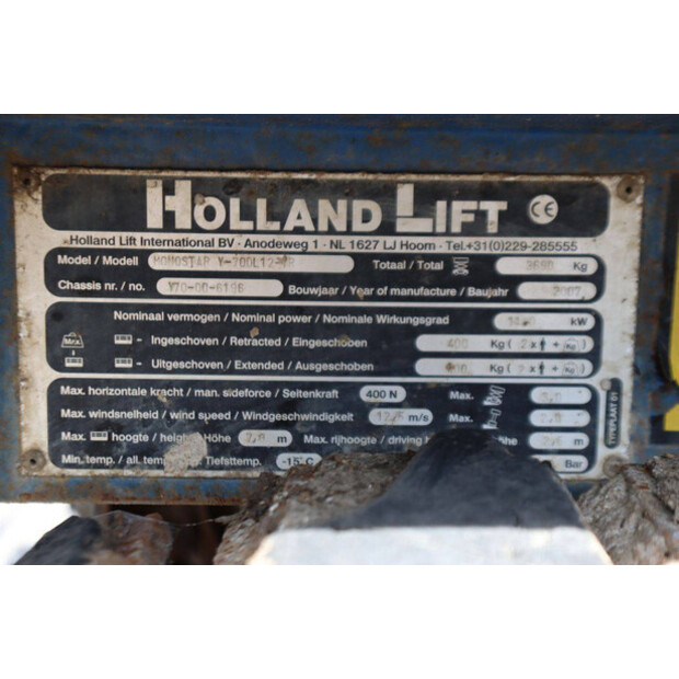 2007 Holland Lift Monostar Y-70DL12-TR-49015055