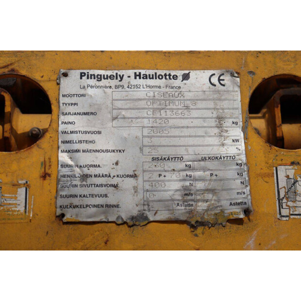 2005 Haulotte OPTIMUM 8-49016038
