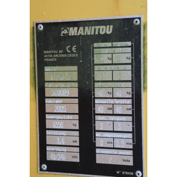 2005 Manitou 120 AETJ-49016283