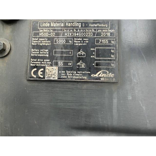 2016 Linde H50D-02-49017049