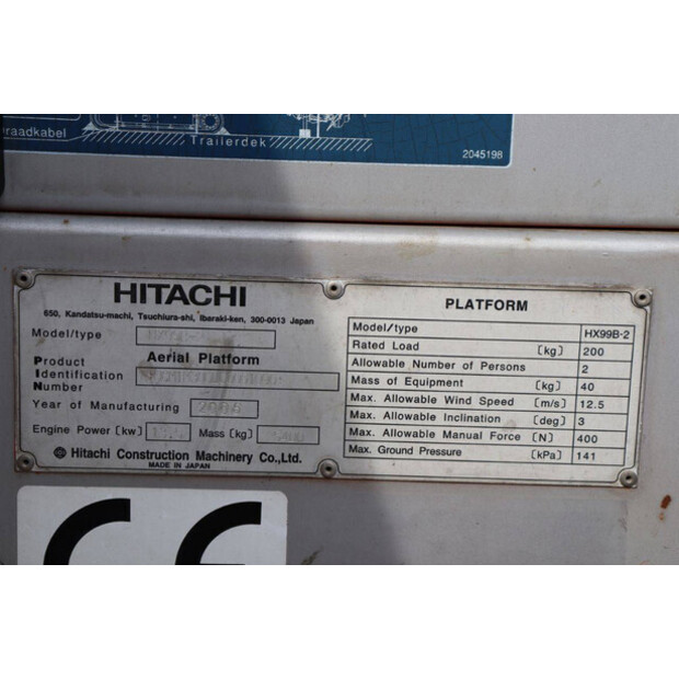 2006 Hitachi HX99B-2-49017072