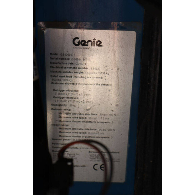 2014 Genie GS4069RT-49017601