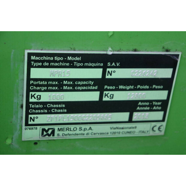 2013 Merlo MPR 15-49017877