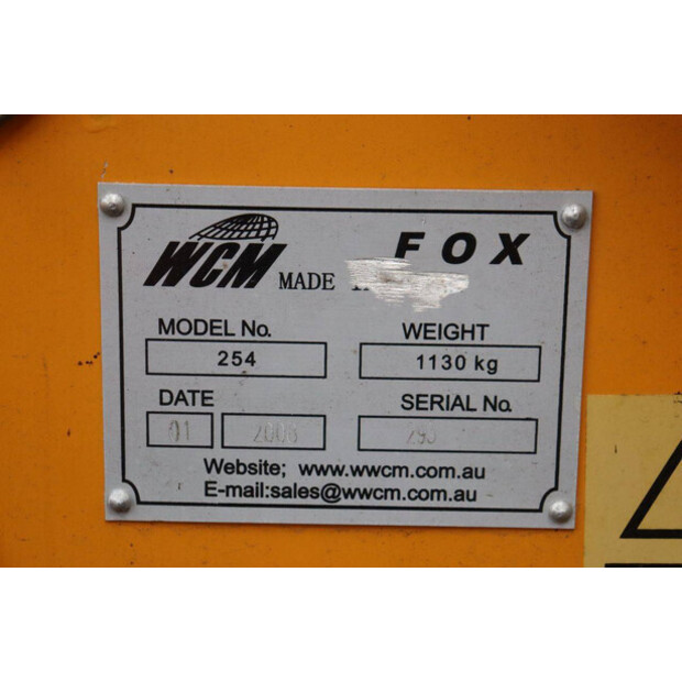 2008 WCM FOX HT25J-49018686