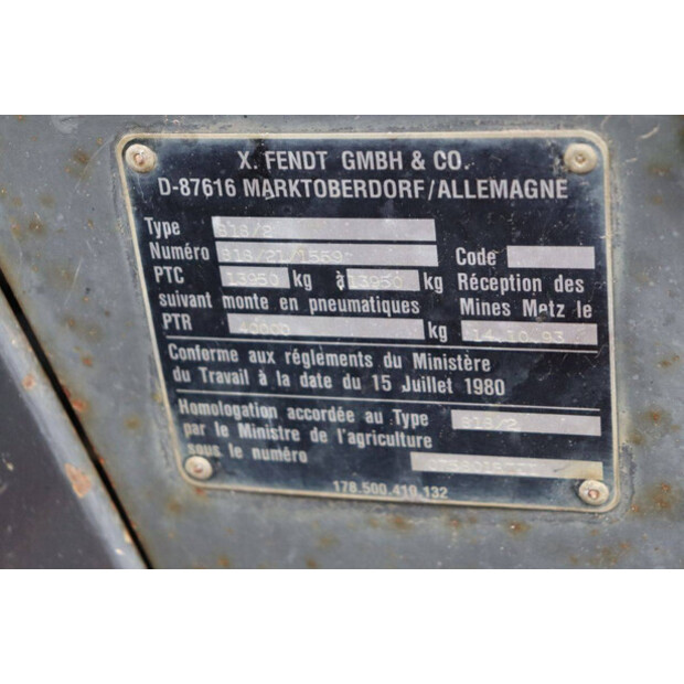 1993 Fendt 818-49019555