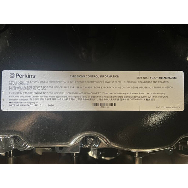 2025 Perkins 1706A-E93TAG1-49040762