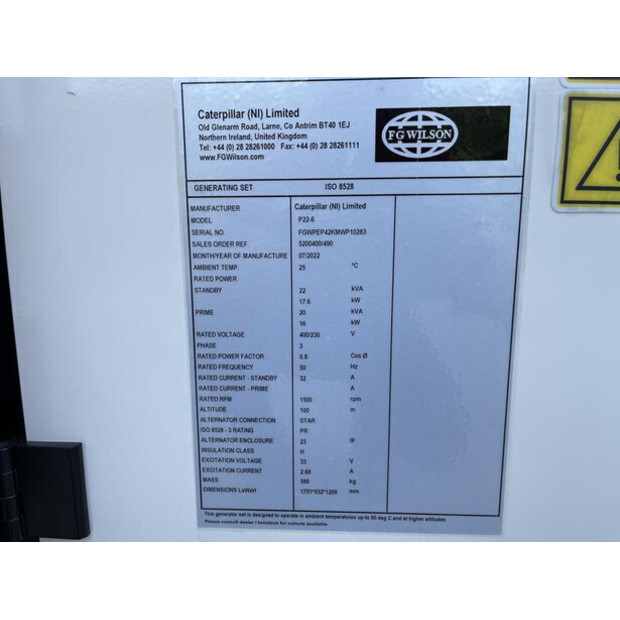 2023 FG Wilson P22-6-49048291