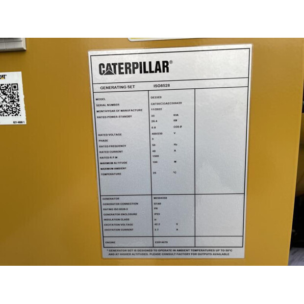2022 Caterpillar DE 33 E 0-49048644