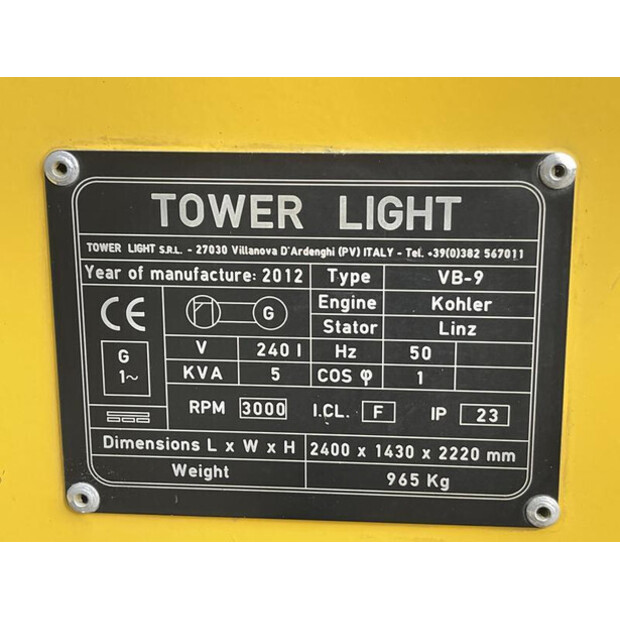 2012 Tower Light VB9-49049924