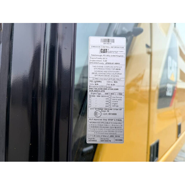 2018 Caterpillar 323-07A-49072483