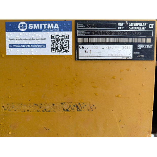 2012 Caterpillar 323EL VA-49072530